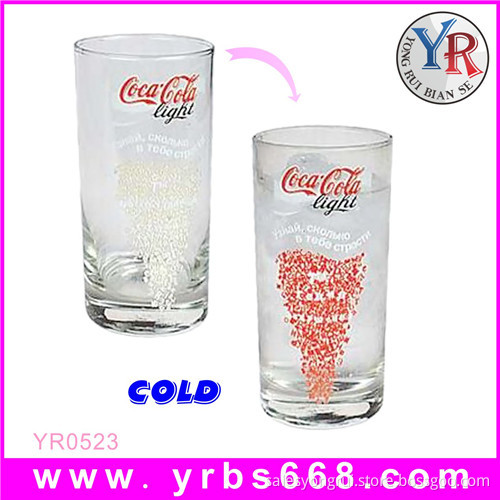 Wonderful Design Color Changing Glass Mug for Promotion